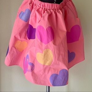 Hand Painted Unique Skirt Pink Sz 8